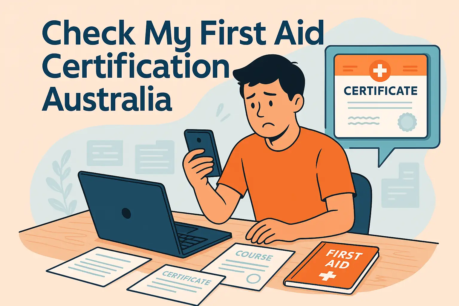 Check My First Aid Certification Australia