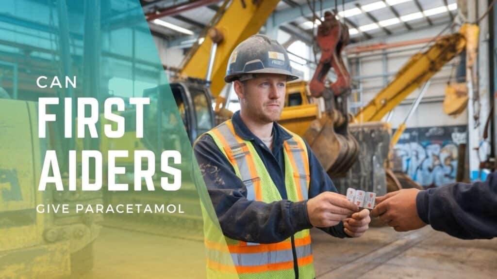 can first aiders give paracetemol