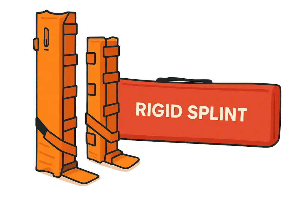 example of a rigid splint