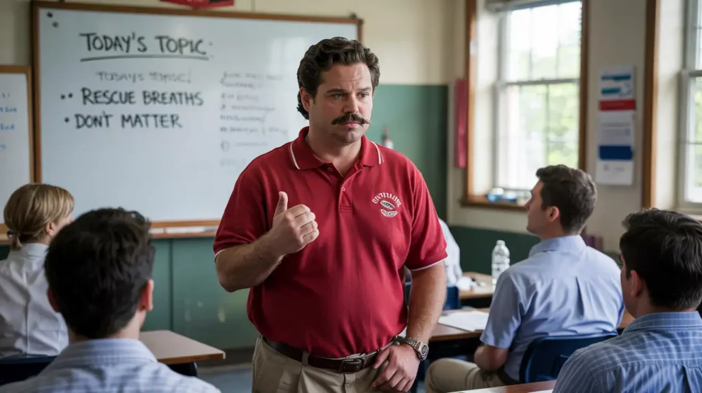 Incompetant Trainer saying rescue breaths dont matter